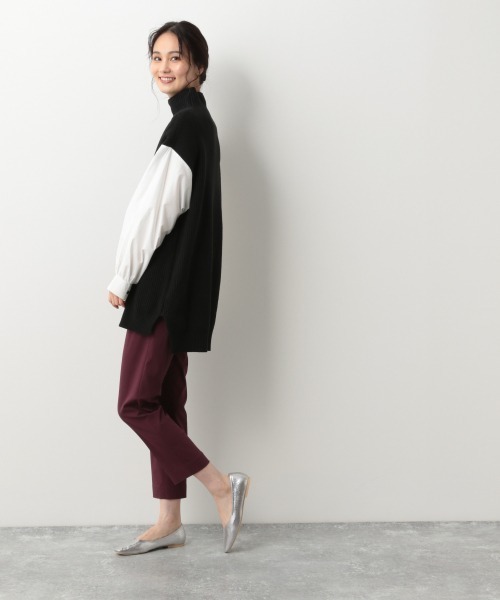 GLOBAL WORK（グローバルワーク）の「袖フワドッキングプルオーバー/898162（その他トップス・レディース・ブラック/ブラウン/ベージュ・FREE）」の17枚目の写真