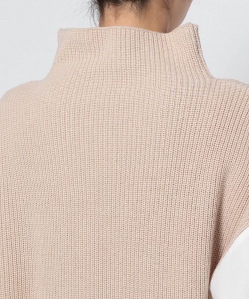 GLOBAL WORK（グローバルワーク）の「袖フワドッキングプルオーバー/898162（その他トップス・レディース・ブラック/ブラウン/ベージュ・FREE）」の12枚目の写真