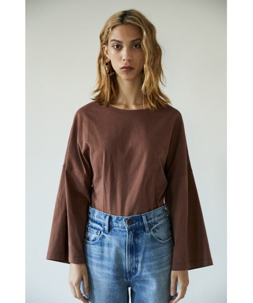 まいころもさま 専用MOUSSY SLEEVE FLARE シャツ MOUSSY ブラウス シャツ SLEEVE FLARE シャツ＆ショーツ