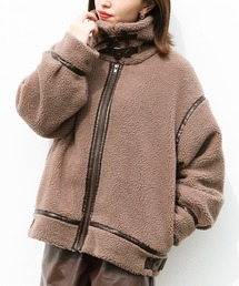 PairPair | ボアパイピングフライトジャケット(ブルゾン)