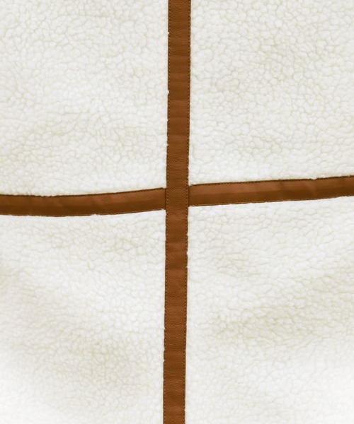 PairPair（ペアペア）の「ボアパイピングフライトジャケット（ブルゾン・レディース・アイボリー/モカ・FREE）」の18枚目の写真
