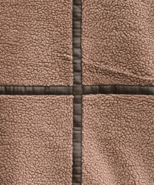 PairPair（ペアペア）の「ボアパイピングフライトジャケット（ブルゾン・レディース・アイボリー/モカ・FREE）」の22枚目の写真