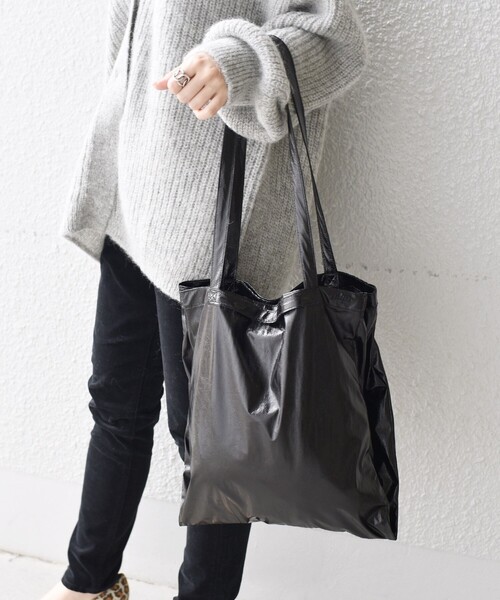 SHIPS（シップス）の「メタリック 3パーテーション エコバッグ（エコバッグ/サブバッグ・レディース・ゴールド/シルバー/ブラック・ONE SIZE）」の2枚目の写真