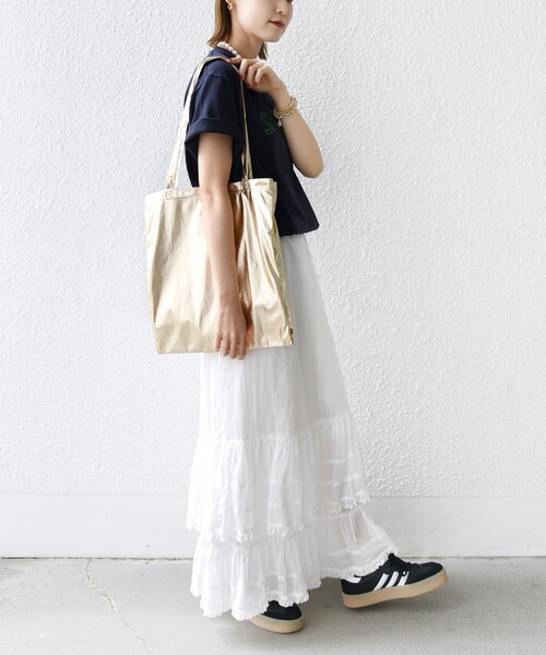 SHIPS（シップス）の「メタリック 3パーテーション エコバッグ（エコバッグ/サブバッグ・レディース・ゴールド/シルバー/ブラック・ONE SIZE）」の20枚目の写真