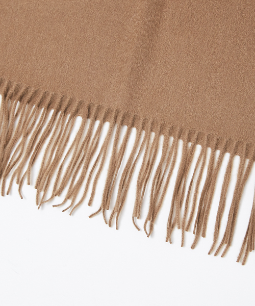 ABAHOUSE（アバハウス）の「ソリッドカラー カシミヤマフラー（ストール/ショール・メンズ・チャコールグレー/ブラック/ベージュ/ボルドー・フリー）」の6枚目の写真