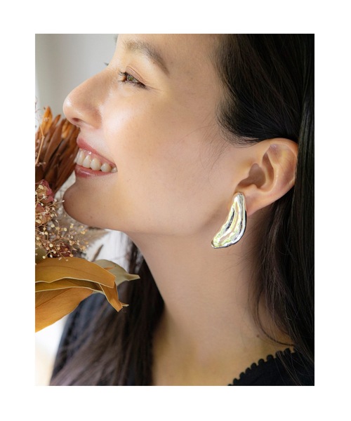 Ayler(アイラー)の「【Ayler】Piace ニュアンスパーツピアス Ayl-010(ピアス(両耳用)・レディース・シルバー/ゴールド・FREE)」の4枚目の写真