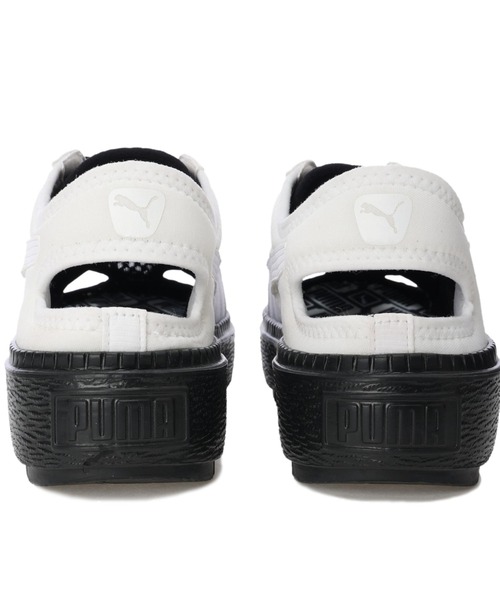 PUMA（プーマ）の「PUMA/プーマ レディース サンダル 厚底 軽量 プラットフォーム トレースライト ミュール 382872（スニーカー・レディース・ブラック/ホワイト/ピンク系その他/ホワイト×ブラック/モスグリーン/ベージュ・25.0cm/24.0cm/23.0cm/23.5cm/24.5cm）」の18枚目の写真