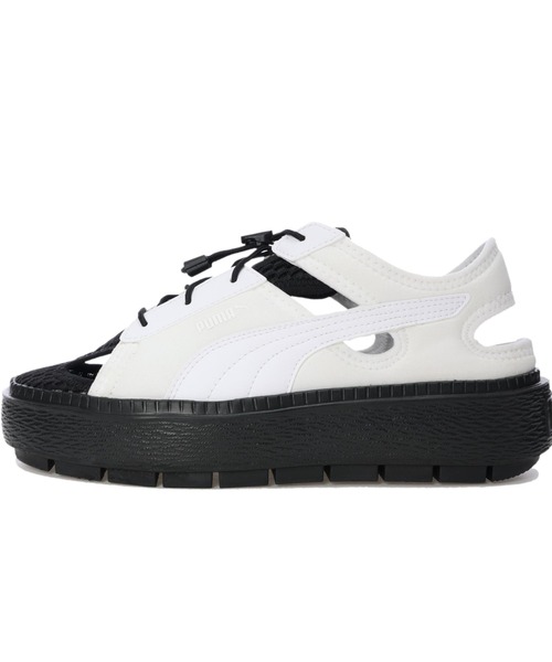 PUMA（プーマ）の「PUMA/プーマ レディース サンダル 厚底 軽量 プラットフォーム トレースライト ミュール 382872（スニーカー・レディース・ブラック/ホワイト/ピンク系その他/ホワイト×ブラック/モスグリーン/ベージュ・25.0cm/24.0cm/23.0cm/23.5cm/24.5cm）」の20枚目の写真