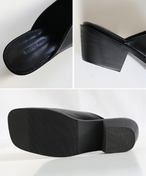 select MOCA（セレクトモカ）の「2021 SS センターラインスクエアトゥミュール（その他シューズ・レディース・ブラック/グリーン/アイボリー・SMALL/MEDIUM/LARGE）」の19枚目の写真