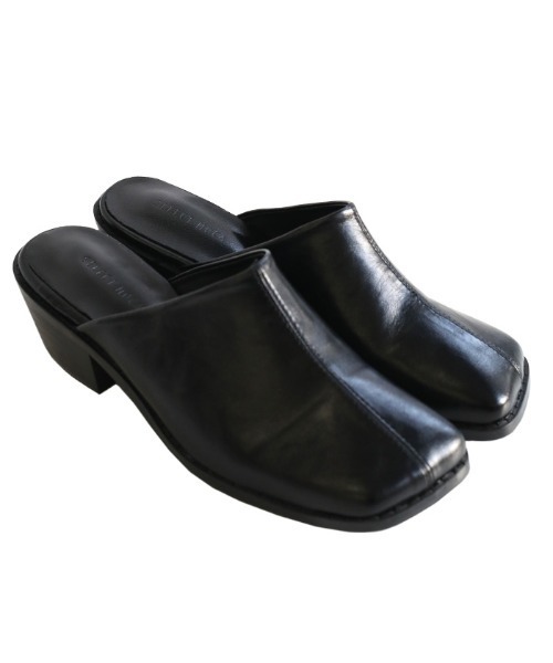 select MOCA（セレクトモカ）の「2021 SS センターラインスクエアトゥミュール（その他シューズ・レディース・ブラック/グリーン/アイボリー・SMALL/MEDIUM/LARGE）」の17枚目の写真