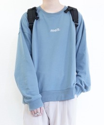 melt. | melt. - ロゴ刺繍スプリングオーバーバルーンスウェット(スウェット)