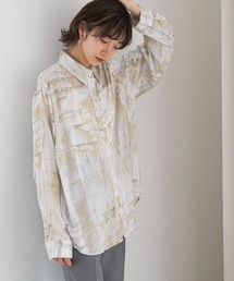 KBF | DEVEAUXタイダイプリントシャツ(シャツ/ブラウス)