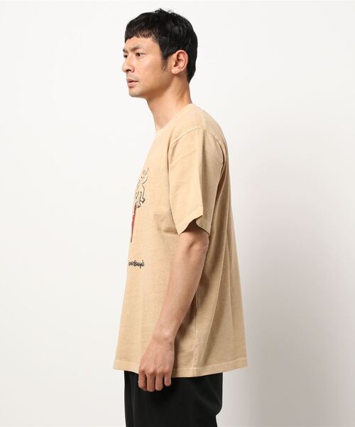 KRIFF MAYER（クリフメイヤー）の「マークゴンザレスTEE(fight)（Tシャツ/カットソー・メンズ・チャコール/オフホワイト/ベージュ・MEDIUM/X-LARGE/LARGE）」の4枚目の写真