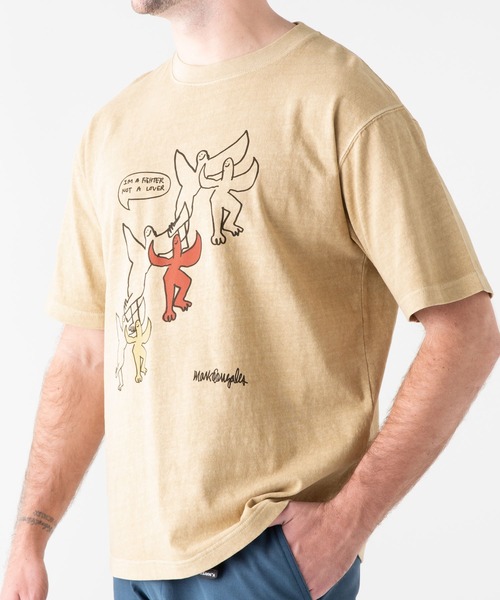 KRIFF MAYER（クリフメイヤー）の「マークゴンザレスTEE(fight)（Tシャツ/カットソー・メンズ・チャコール/オフホワイト/ベージュ・MEDIUM/X-LARGE/LARGE）」の12枚目の写真