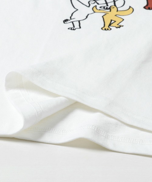 KRIFF MAYER（クリフメイヤー）の「マークゴンザレスTEE(fight)（Tシャツ/カットソー・メンズ・チャコール/オフホワイト/ベージュ・MEDIUM/X-LARGE/LARGE）」の9枚目の写真