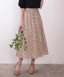 ASTORIA ODIER | ウエストゴム花柄ロングスカート(スカート)