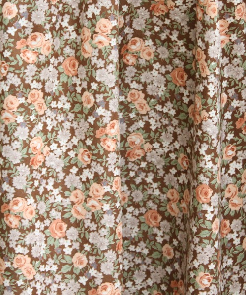 ASTORIA ODIER（アストリアオディール）の「ウエストゴム花柄ロングスカート（スカート・レディース・アイボリー/ブラウン・SMALL/MEDIUM）」の18枚目の写真