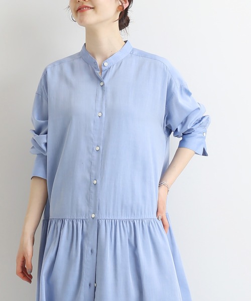 IENA（イエナ）の「SOMELOS リヨセルシャツワンピース