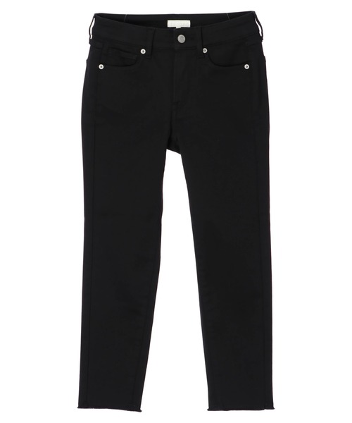 earth music&ecology（アースミュージックアンドエコロジー）の「スキスキスキニーフリンジクロップド（ＢＫ） ＊（その他パンツ・レディース・ブラック・SMALL/MEDIUM/LARGE）」の9枚目の写真