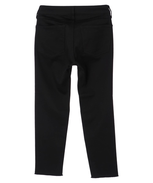 earth music&ecology（アースミュージックアンドエコロジー）の「スキスキスキニーフリンジクロップド（ＢＫ） ＊（その他パンツ・レディース・ブラック・SMALL/MEDIUM/LARGE）」の14枚目の写真