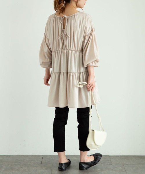 earth music&ecology（アースミュージックアンドエコロジー）の「スキスキスキニーフリンジクロップド（ＢＫ） ＊（その他パンツ・レディース・ブラック・SMALL/MEDIUM/LARGE）」の11枚目の写真