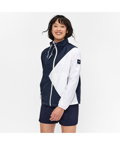 AIGLE(エーグル)の「ナジョティ ジャケット(ブルゾン・レディース・オレンジ/ネイビー・40/38/36)」の1枚目の写真