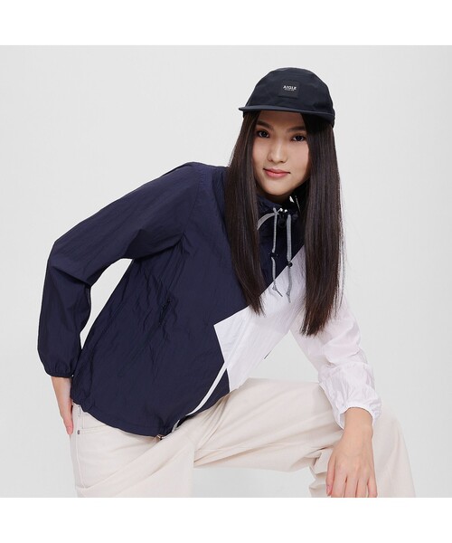 AIGLE(エーグル)の「ナジョティ ジャケット(ブルゾン・レディース・オレンジ/ネイビー・40/38/36)」の4枚目の写真