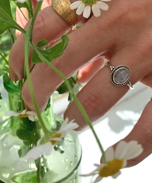 mangata(モンガータ)の「silver925 noble(リング・レディース・ピンク/ストーン・12号/10号)」の2枚目の写真