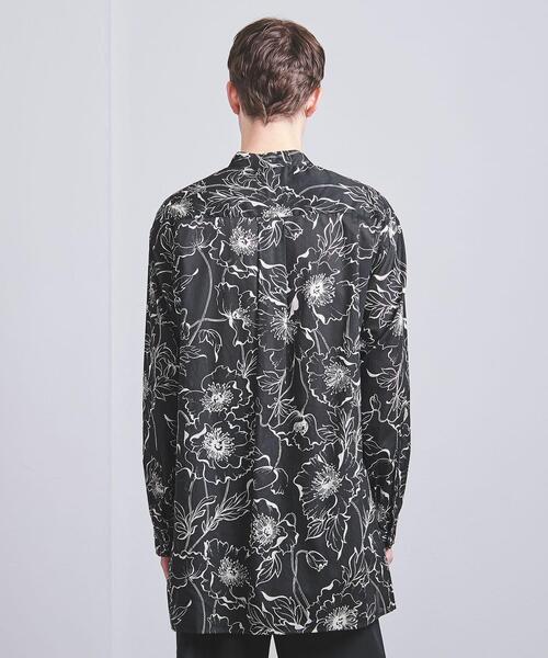 VALET/バレット（バレット）の「＜VALET（バレット）＞ プリント バンドカラー シャツ（シャツ/ブラウス・メンズ・ブラック・MEDIUM/LARGE）」の2枚目の写真