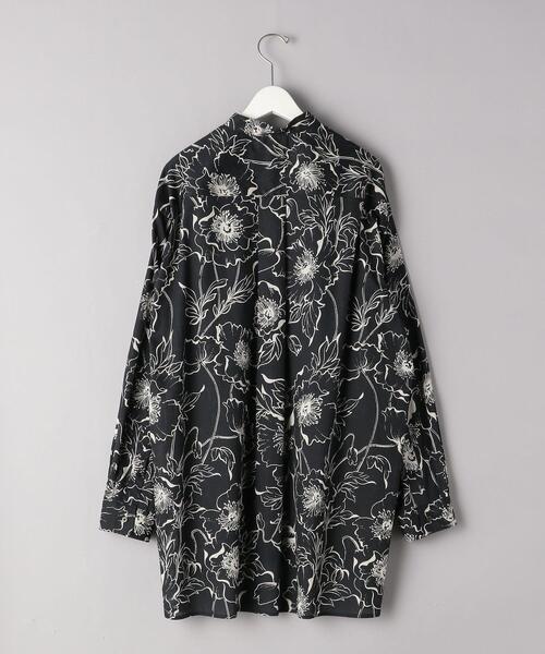 VALET/バレット（バレット）の「＜VALET（バレット）＞ プリント バンドカラー シャツ（シャツ/ブラウス・メンズ・ブラック・MEDIUM/LARGE）」の8枚目の写真