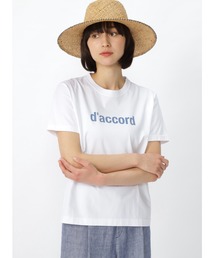 human woman | ◆ロゴT/スワイスワイ天竺d'accord Tシャツ(Tシャツ/カットソー)