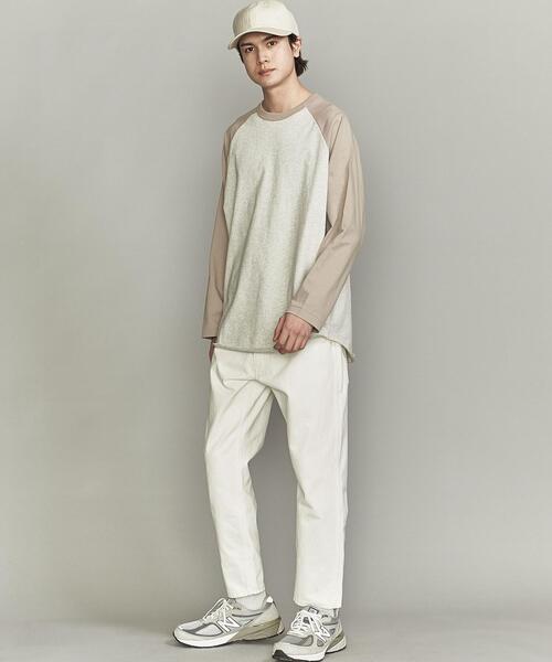 BEAUTY&YOUTH UNITED ARROWS(ビューティーアンドユースユナイテッドアローズ)の「【Wellness Sports Wear】 BY ラグラン カットソー(Tシャツ/カットソー・メンズ・ネイビー/ベージュ/ライム/ダークグレー・S/L/M/XL)」の12枚目の写真