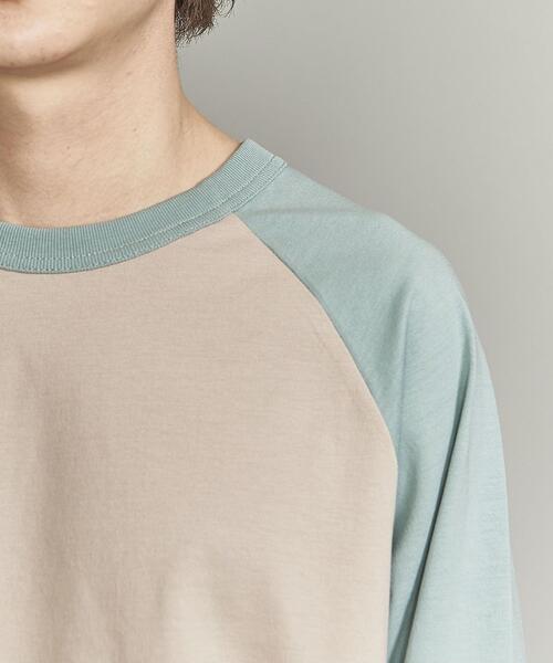 BEAUTY&YOUTH UNITED ARROWS（ビューティーアンドユースユナイテッドアローズ）の「【Wellness Sports Wear】 BY ラグラン カットソー（Tシャツ/カットソー・メンズ・ネイビー/ライム/ベージュ/ダークグレー・M/L/S/XL）」の15枚目の写真