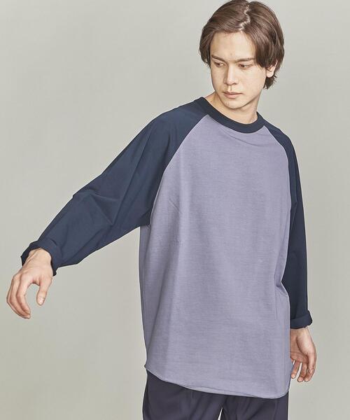 BEAUTY&YOUTH UNITED ARROWS（ビューティーアンドユースユナイテッドアローズ）の「【Wellness Sports Wear】 BY ラグラン カットソー（Tシャツ/カットソー・メンズ・ネイビー/ライム/ベージュ/ダークグレー・M/L/S/XL）」の10枚目の写真