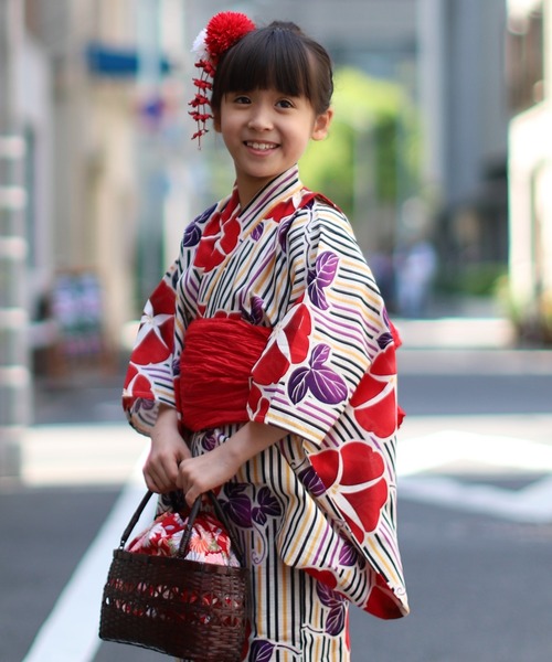 子供浴衣3点セット 浴衣 ゆかた館グレース ユカタカングレース のファッション通販 Zozotown