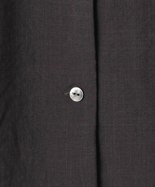 BEAUTY&YOUTH UNITED ARROWS（ビューティーアンドユースユナイテッドアローズ）の「BY Vネックドルマンスリーブシャツ（シャツ/ブラウス・レディース・ダークグレー/ナチュラル/オリーブ・FREE）」の22枚目の写真