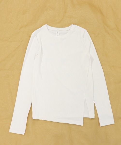 OSYAREVO(オシャレボ)の「サイドスリット アシンメトリートップス(その他トップス・レディース・ホワイト/ブラック/パープル/レッド・SMALL/MEDIUM/X-LARGE/LARGE)」の13枚目の写真