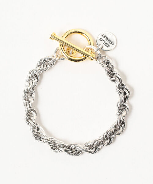 Ray BEAMS（レイビームス）の「XOLO JEWELRY / Twist Link ブレスレット GOLD（ブレスレット・レディース・その他・ONE SIZE）」の2枚目の写真