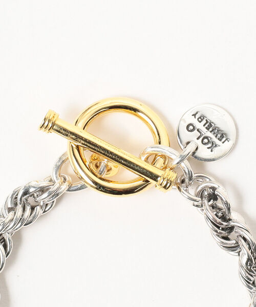 Ray BEAMS（レイビームス）の「XOLO JEWELRY / Twist Link ブレスレット GOLD（ブレスレット・レディース・その他・ONE SIZE）」の3枚目の写真
