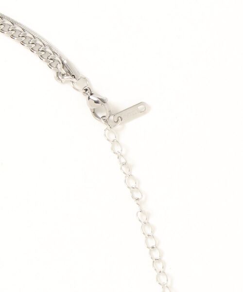 RASVOA（ラスボア）の「スマイルチェーンネックレス（ネックレス・レディース・シルバー・FREE）」の5枚目の写真