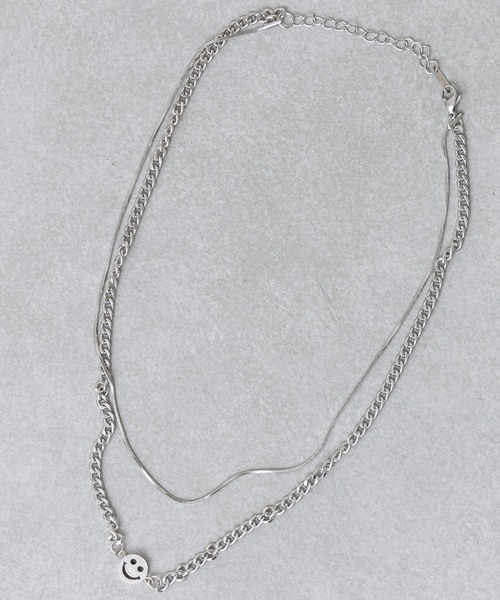 RASVOA（ラスボア）の「スマイルチェーンネックレス（ネックレス・レディース・シルバー・FREE）」の2枚目の写真