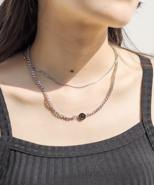 RASVOA（ラスボア）の「スマイルチェーンネックレス（ネックレス・レディース・シルバー・FREE）」の8枚目の写真