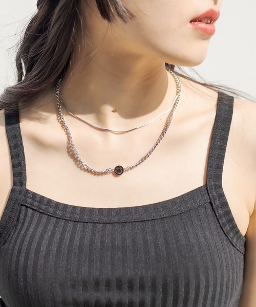 RASVOA（ラスボア）の「スマイルチェーンネックレス（ネックレス・レディース・シルバー・FREE）」の12枚目の写真