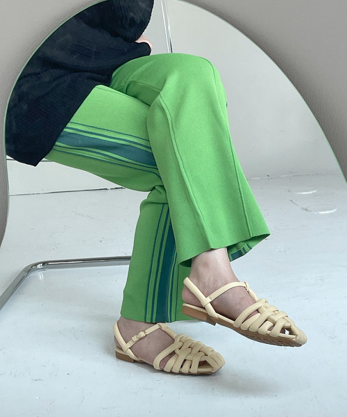 靴・ブーツ・サンダルその他 ASCLO Dented Flip Flops (3color) STYLEBLOCK サンダル スニーカー風サンダル レディース