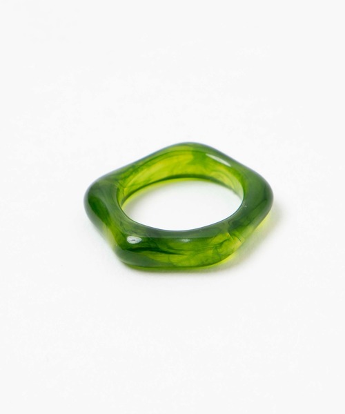 WEGO（ウィゴー）の「WEGO/【3点セット】うねりリング（リング・レディース・ブラウン/パープル/グリーン/ベージュ/その他1・FREE）」の9枚目の写真