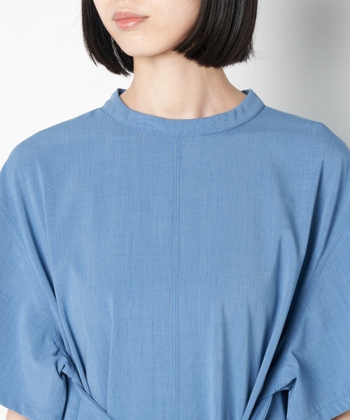 ライチ（ライチ）の「aurea/dr211-012 OP（ワンピース・レディース・ブルー/チャコール・FREE）」の4枚目の写真