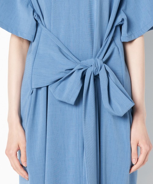 ライチ（ライチ）の「aurea/dr211-012 OP（ワンピース・レディース・ブルー/チャコール・FREE）」の3枚目の写真