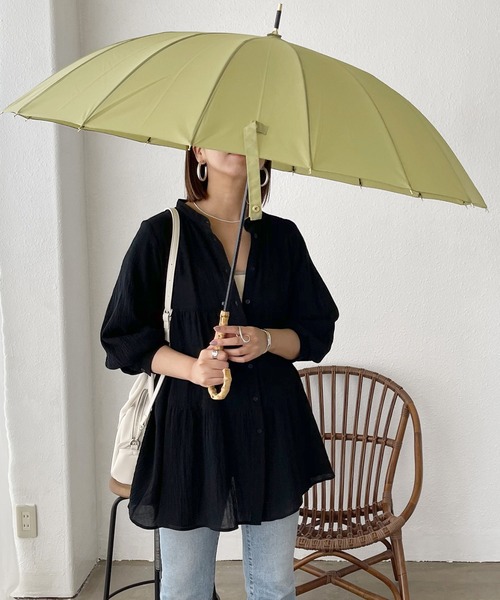 Shelly island（シェリーアイランド）の「バンブーハンドルアンブレラ