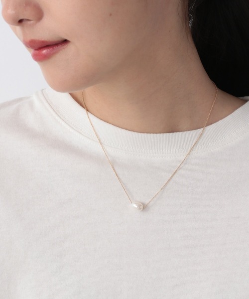 LOWRYS FARM（ローリーズファーム）の「プチＴＯＰネックレス　954293（ネックレス・レディース・ゴールド/シルバー/シルバー系その他/ゴールド系その他/ベージュ/ゴールド系その他3/シルバー系その他2/シルバー系その他3/ゴールド系その他2/ゴールド系その他4/シルバー系その他4・FREE）」の2枚目の写真