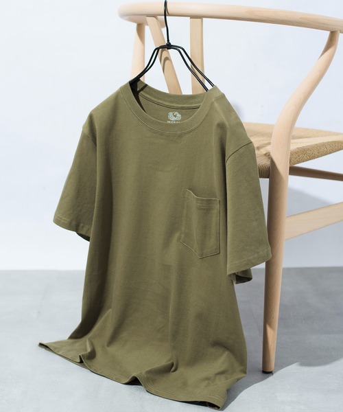 FRUIT OF THE LOOM(フルーツオブザルーム)の「【FRUIT OF THE LOOM】7オンス ヘビーウェイトパックポケットTシャツ 14669000(Tシャツ/カットソー・メンズ・ホワイト/ブラック/ベージュ/ネイビー/グレー/カーキ・MEDIUM/LARGE/X-LARGE)」の5枚目の写真